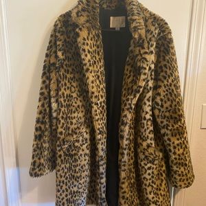 Leopard print jacket